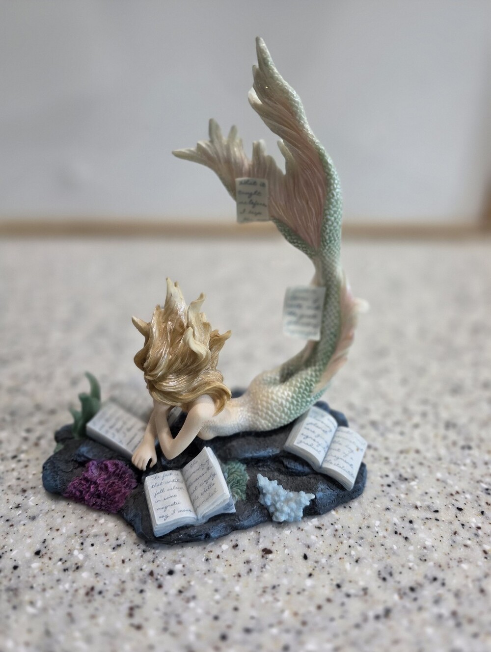 Lost Books" Mermaid Sculpture